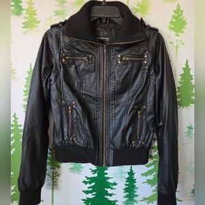 Cato Black Bomber Jacket